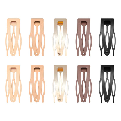 Sightor 10 Pcs Double Grip Hair Clips, Metal Snap Hair Clips Hair Barrettes
