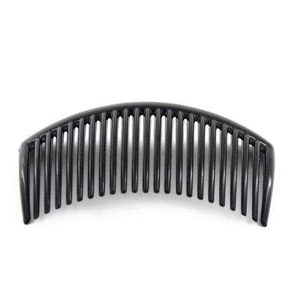 Yeshan 3.2" Plastic Hair Side Comb With Teeth Comb HairPin Clip for women,Black (12pcs)