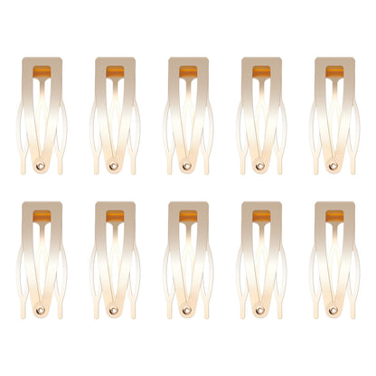 Sightor 10 Pcs Double Grip Hair Clips, Metal Snap Hair Clips Hair Barrettes