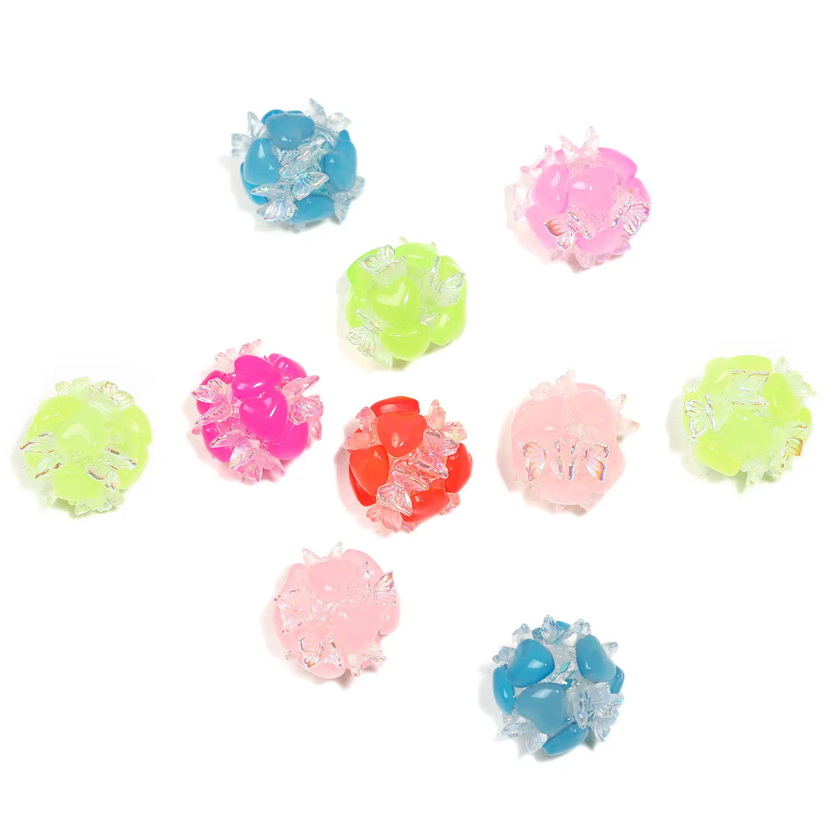 【B197A】Beaded Necklace DIY Fancy Beads Kit with Different Sizes, Materials & Quantities for Summer Beading Jewelry Making Projects, Bead Assortments, Diy Mixed Beads