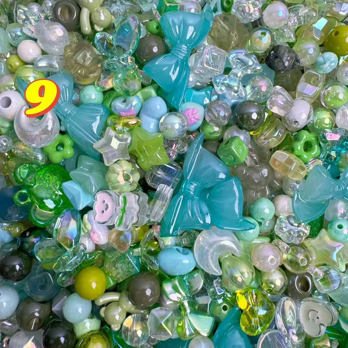 [Newbie Recommend]$11.9 Beads Clearance Sale Limited Deal | Acrylic Bead Mix for DIY Craft Bracelets Phone Charms Necklaces Limited Time Only