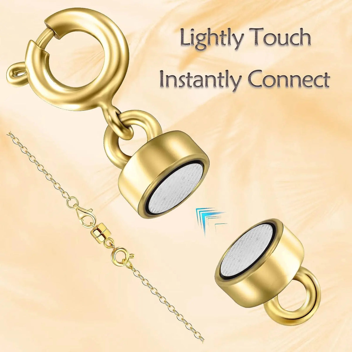 Magnetic Necklace Clasps and Closures 18K Gold and Silver Plated Bracelet Converter Clasp,Suitable for Necklaces Chain Extender, Metal Accessories, 12Pcs | 6Gold & 6Silver, Jewelry Making,sohochic