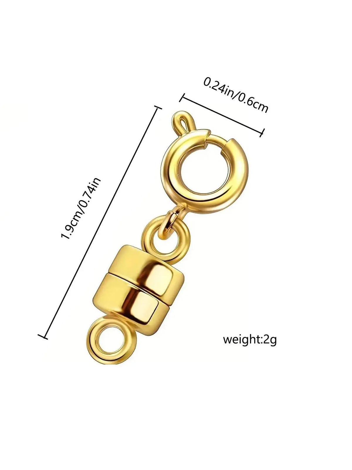 8pcs Magnetic Necklace Clasps And Closures with Lobster Clasp, 14K Gold Plated & Silver Plated Magnetic Jewelry Clasps for Bracelet and Necklaces, DIY Jewelry Accessories, Jewelry Making Accessories