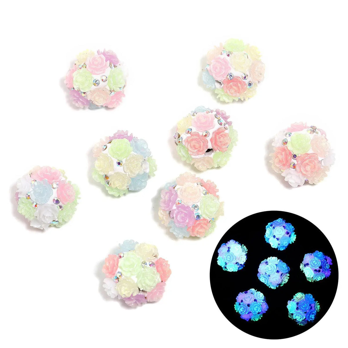 【B197A】Beaded Necklace DIY Fancy Beads Kit with Different Sizes, Materials & Quantities for Summer Beading Jewelry Making Projects, Bead Assortments, Diy Mixed Beads