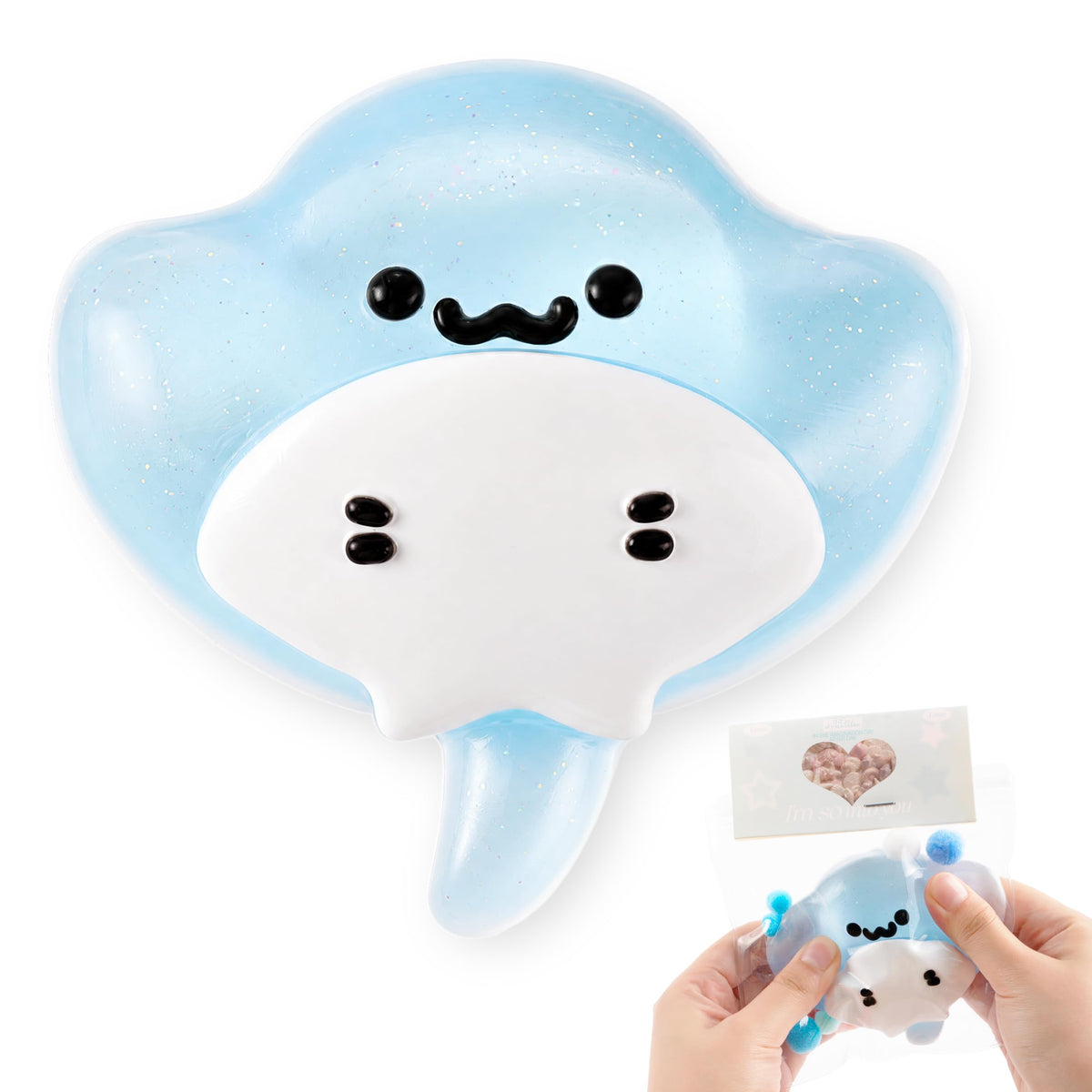 Original Taba Penguin Squishy Silicone Sticky Squeeze Fidget Sensory Toy