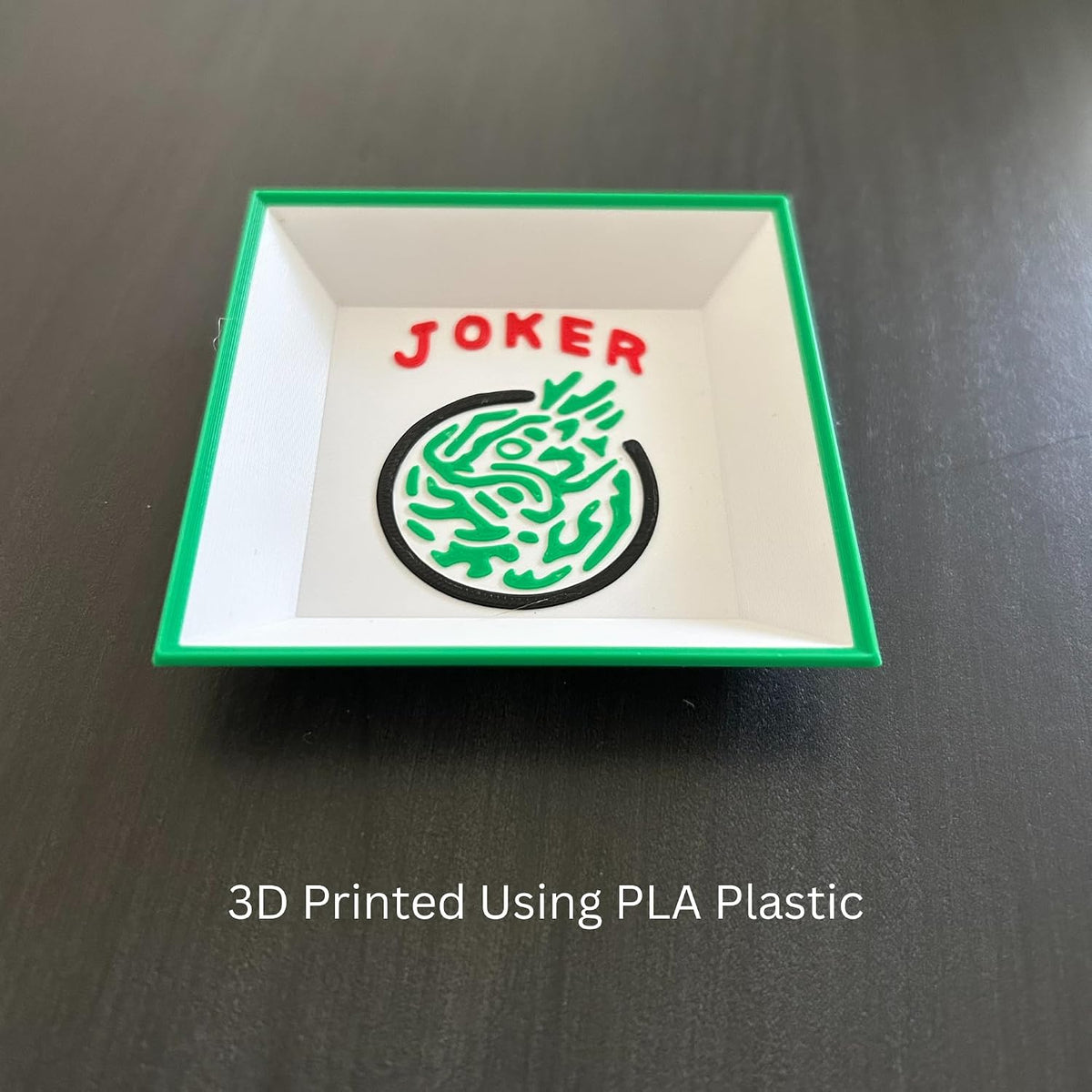 Mahjong - Mah Jongg Joker Wall Game Plastic Dice/Betting Dish Mahjong Gift Hostess/Birthday Gift 3D Printed (Joker)