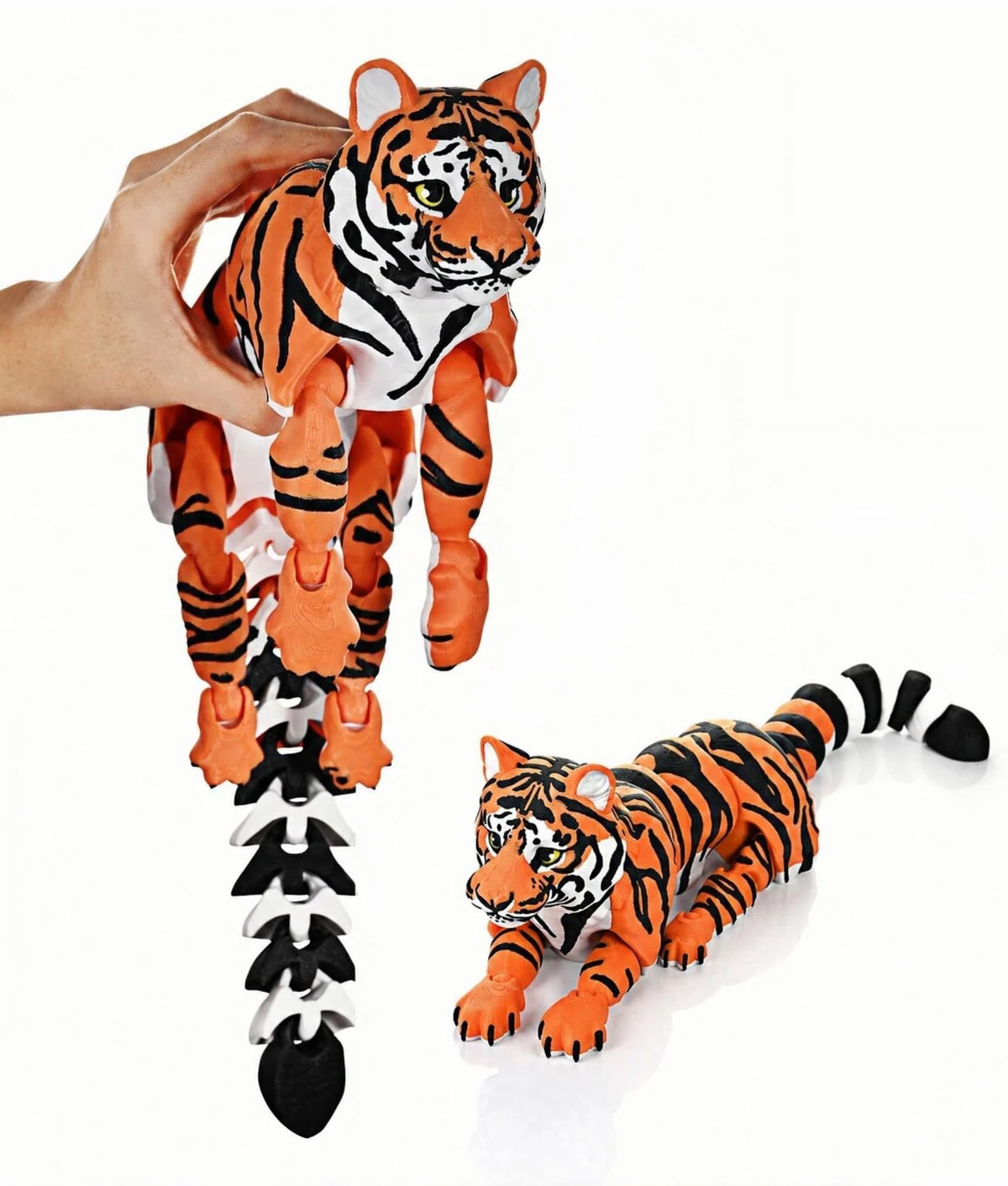 GemmiCho 3D Printed Animals, 7.68" Articulated Pangolin Toy, 3D Printed Toys for Stress Relief, Animals Figurines Fidget Pangolin Toys for Boys Kids Teen 5-7 4-6 8-12