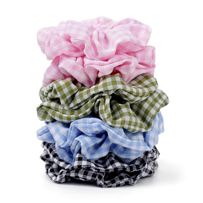 Satin Scrunchies for Women – 8PCS Black Silk Hair Ties – No Crease, Frizz-Free, Gentle Elastic Hair Bands for Thick & Thin Hair, Soft & Stylish Hair Accessories Gifts