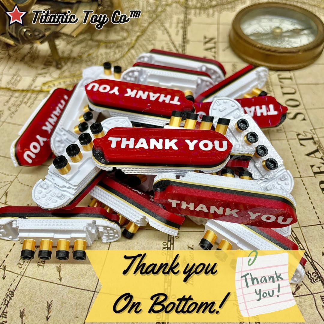 Titanic Party Favors 20 Pack By TitanicToyCo, Titanic Party Decoration, Titanic Birthday Party, Toy Titanic or Kids, Titanic Toys, Titanic Cake Topper, Titanic Figurine, Titanic Boat (Titanic)