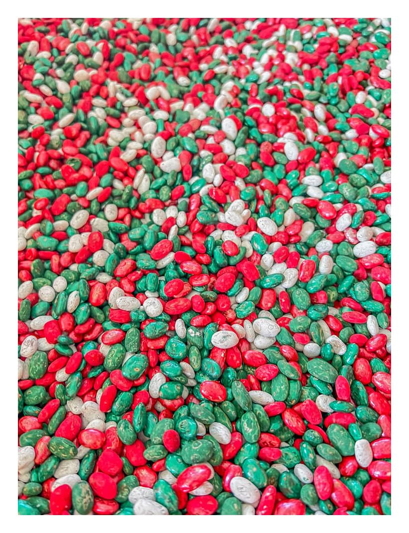 Colorful Sensory Bin Filler Themed and Seasonal Beans (Pastel, 4 Cups)