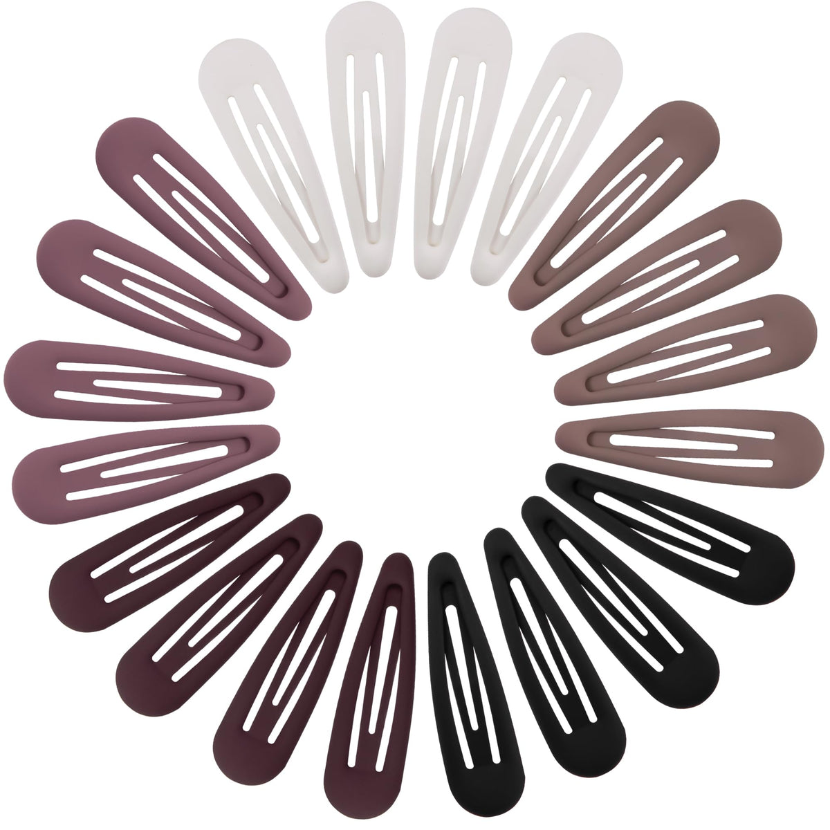 Small Hair Barrettes For Women No Slip Metal Snap Clips For Thin And Fine Hair,Matte Black Tortoiseshell,20 PCS,1.97 x 0.5 Inch.