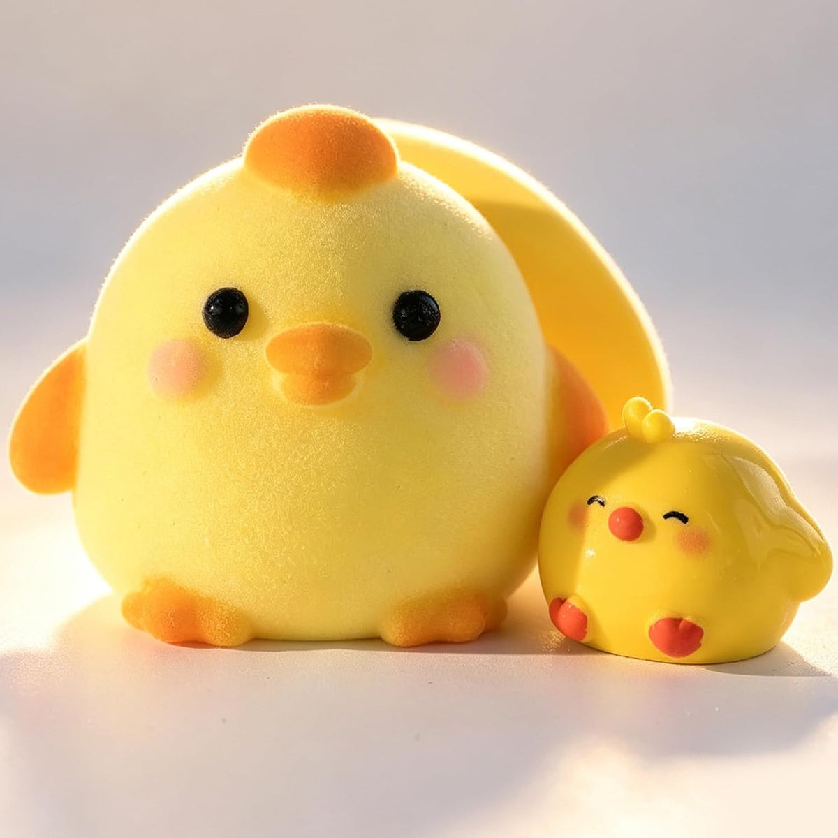 Handmade Taba Squishy Chick Toy, Cute Squishy Stress Relief Fidget Toy