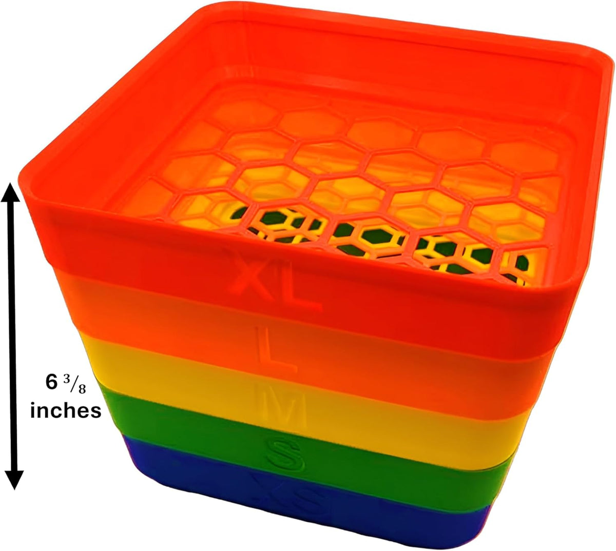 5 Tray Stackable Brick Sorter & Sifter for LEGO Bricks and Compatible Building Blocks | Stackable Sorting Tray Organizer | No Assembly | STEM Gift for Builders & Hobbyists