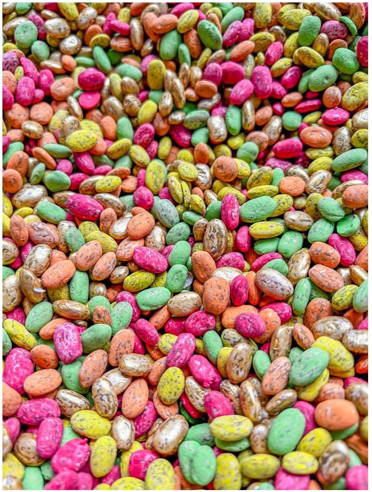 Colorful Sensory Bin Filler Themed and Seasonal Beans (Pastel, 4 Cups)