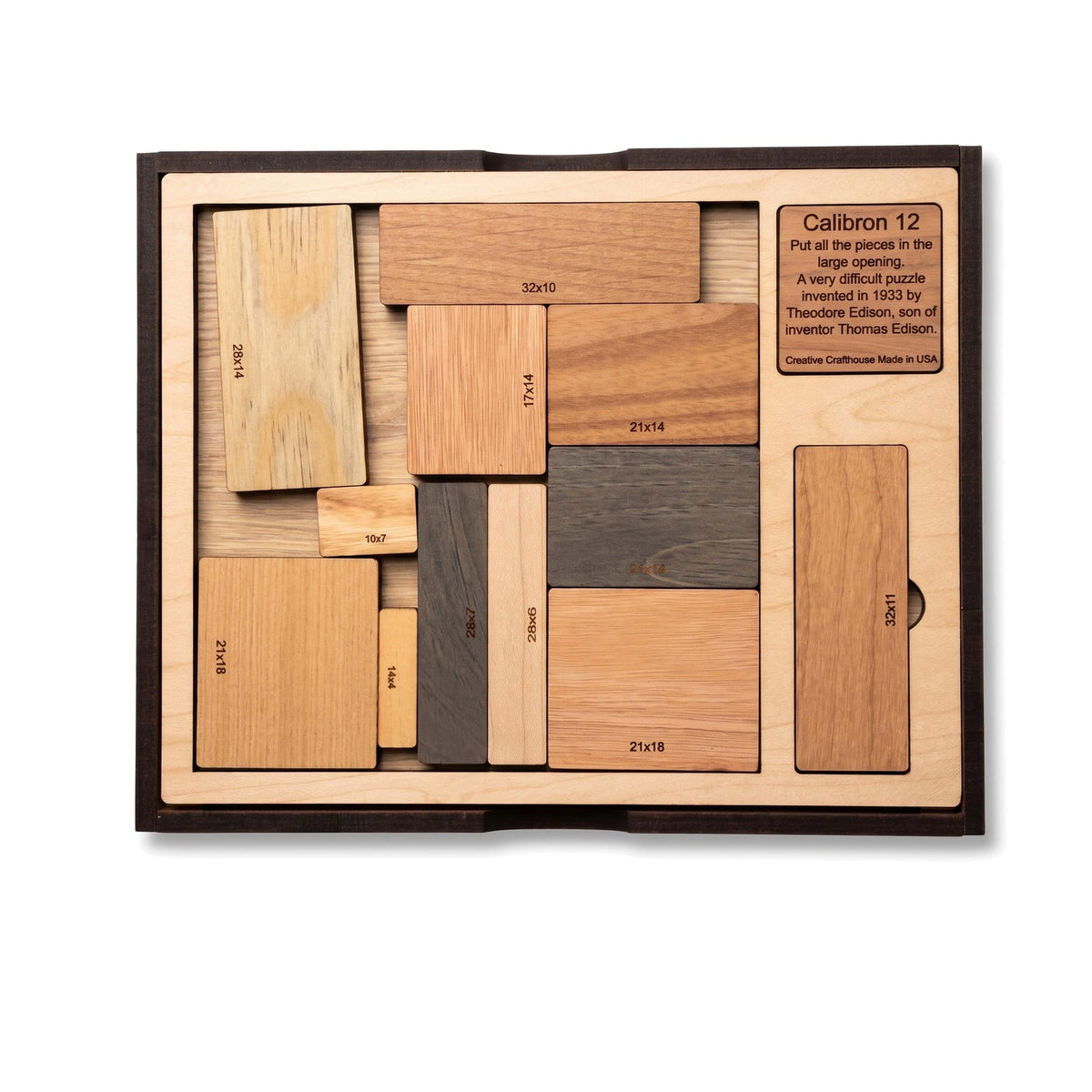 Creative Crafthouse Outback Puzzle, Stewart Coffin Wood Brain Teaser, Hard