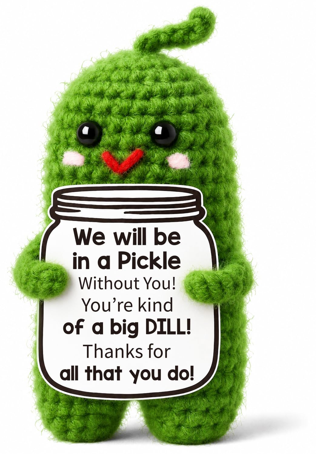 Gifts for Women Coworker Boss Retirement Gifts Handmade Crochet Pickle