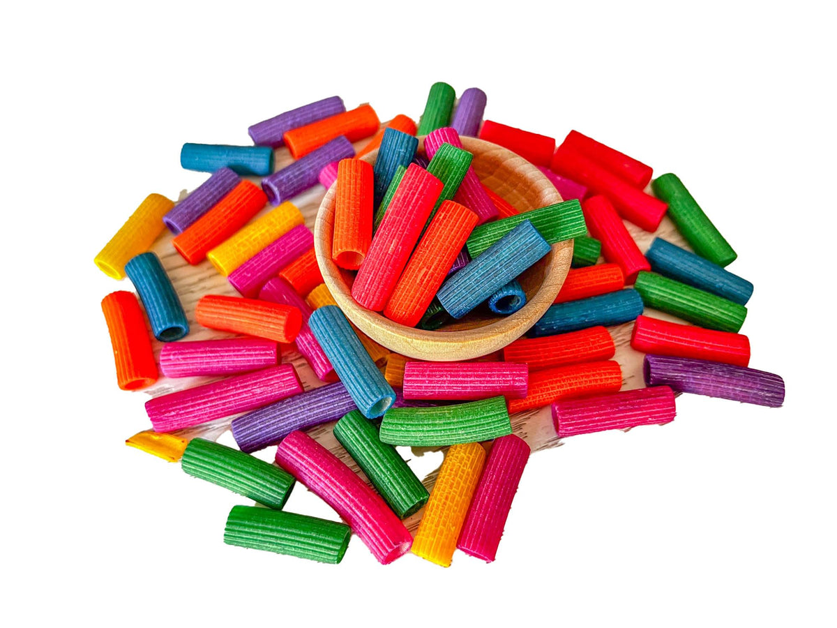 2 Cups of Rainbow Pasta Sensory Bin Filler for Sensory Table -