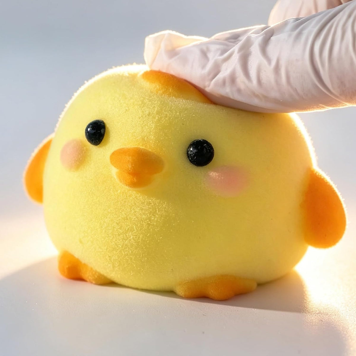 Handmade Taba Squishy Chick Toy, Cute Squishy Stress Relief Fidget Toy