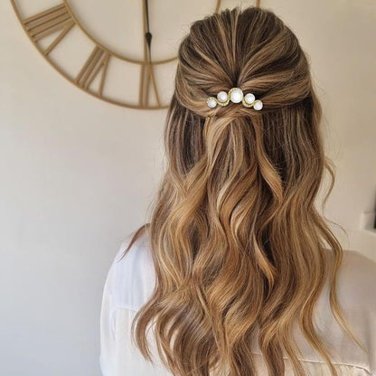 Decorative Side Hair Combs for Women, Pearl French Twist Hair Pins