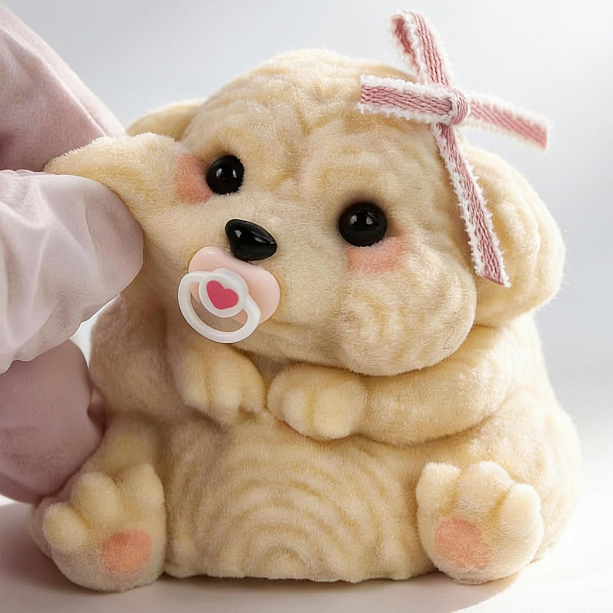 Handmade Taba Squishy Dog Baby Toy, Cute Squishy Stress Relief Fidget Toy