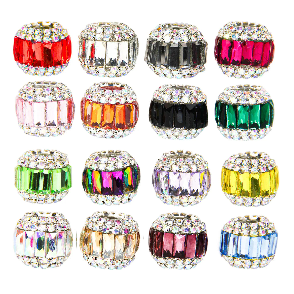 SET-3 Various fancy rhinestone beads (1 COLOR EACH)shiny high-quality suit DIY craft beadable pens