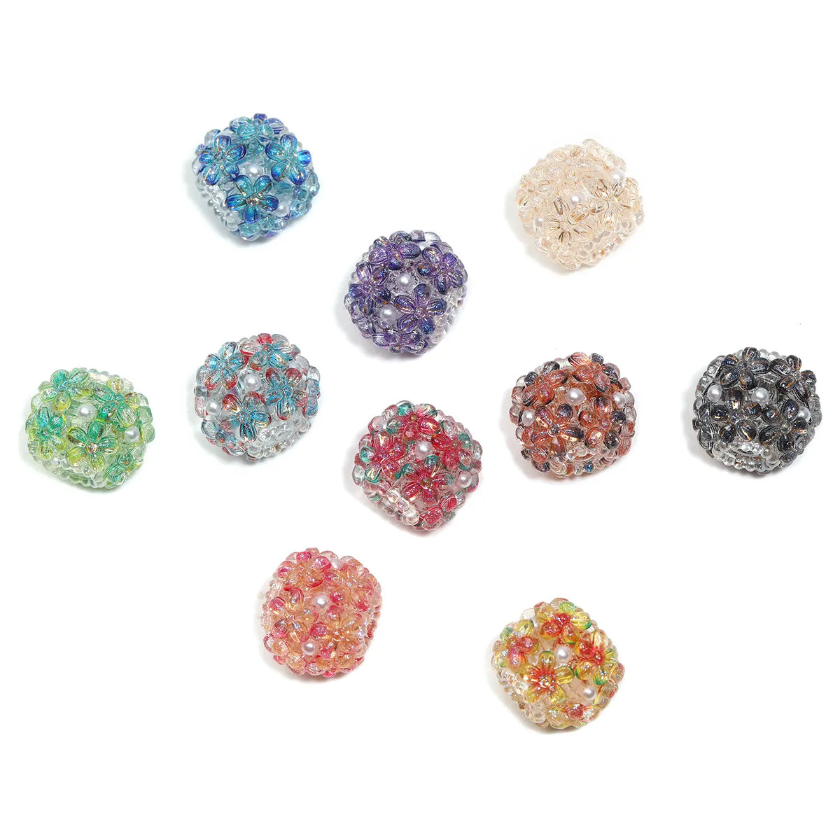 【B197A】Beaded Necklace DIY Fancy Beads Kit with Different Sizes, Materials & Quantities for Summer Beading Jewelry Making Projects, Bead Assortments, Diy Mixed Beads