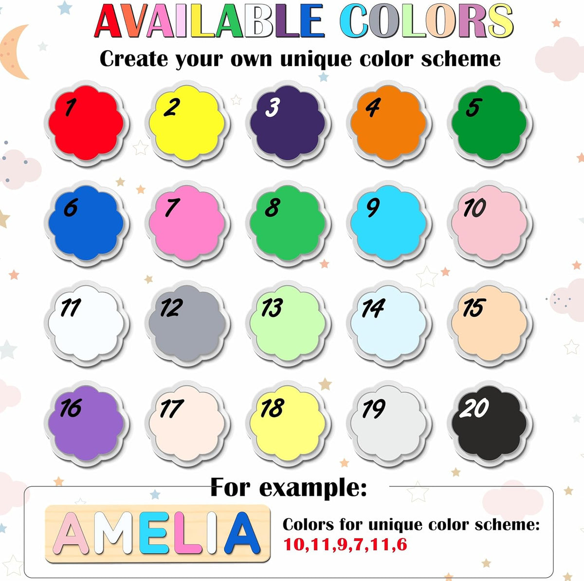 Personalized Wooden Name Puzzle for Kids with Extra-Large Letters Personalized Baby Name Puzzle for Toddlers Personalized Baby Gifts First Birthday Gift Wooden Puzzles Custom Toddler Learning