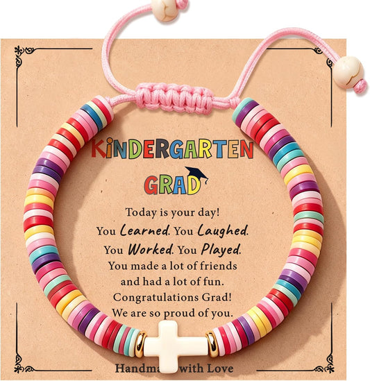 TAGOMEI Cross Bracelet Baptism Gifts for Girl Kids Women Christian Gifts