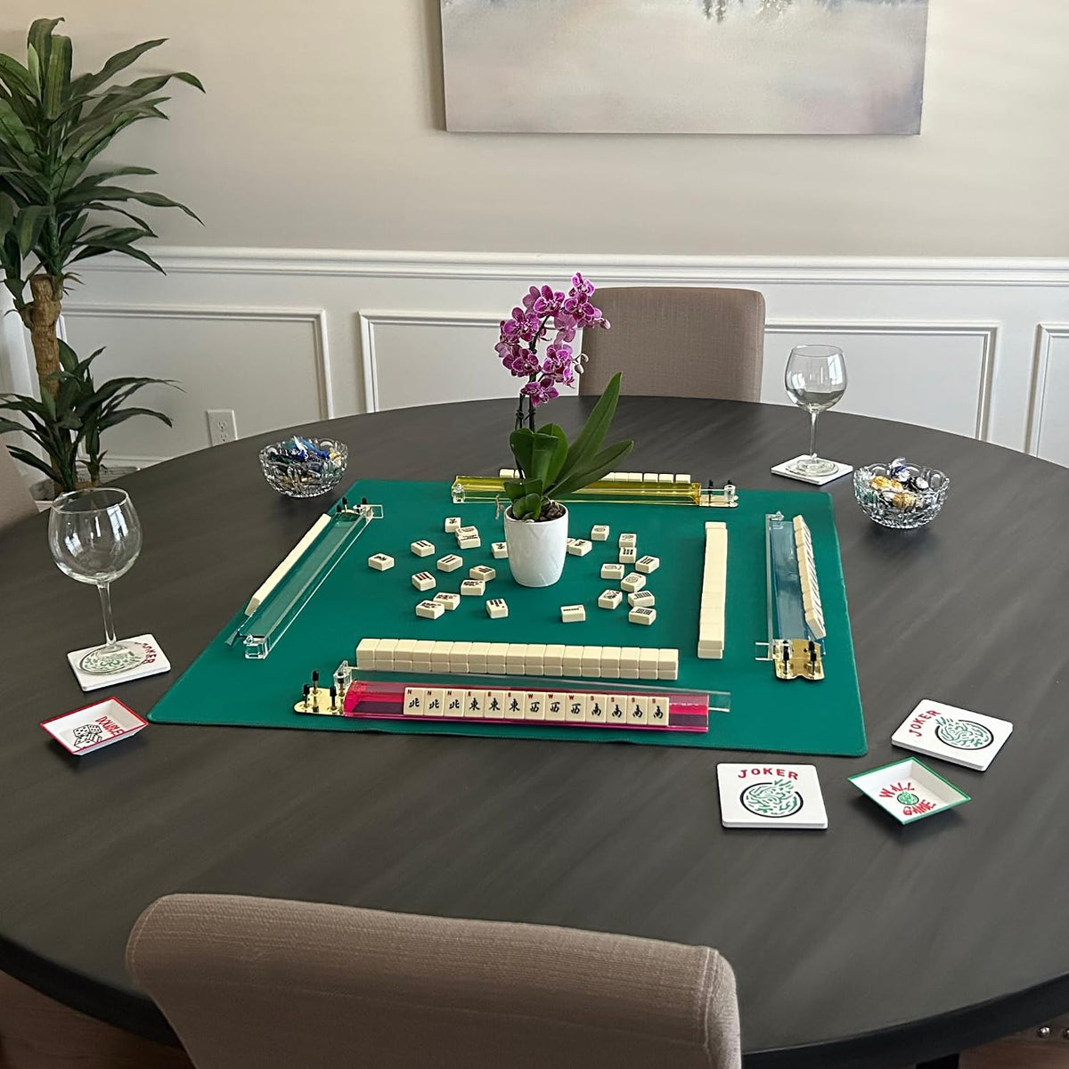 Mahjong - Mah Jongg Joker Wall Game Plastic Dice/Betting Dish Mahjong Gift Hostess/Birthday Gift 3D Printed (Joker)