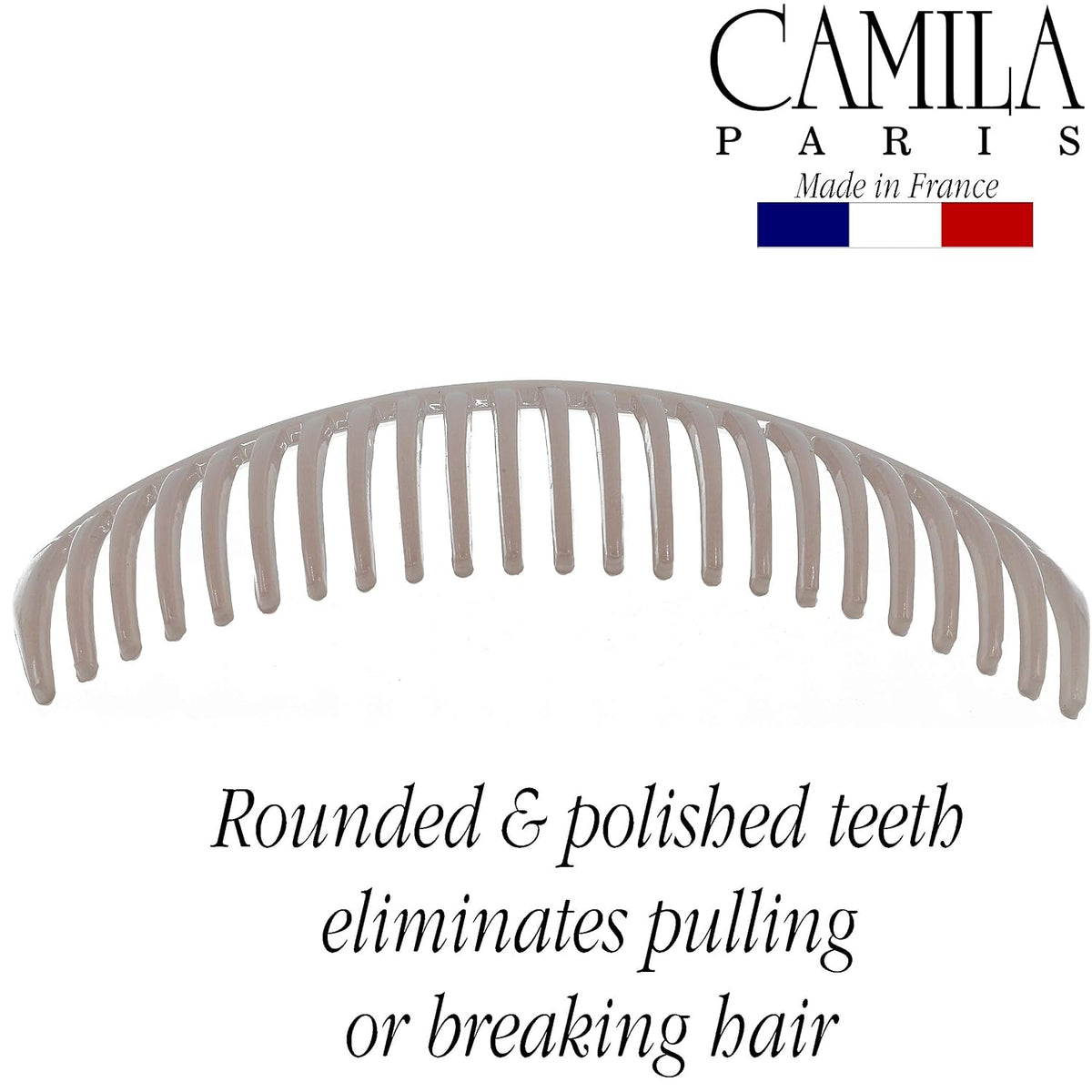 Camila Paris CP2912 Hair Side Comb, 4" Large French Twist Hair Combs Clips