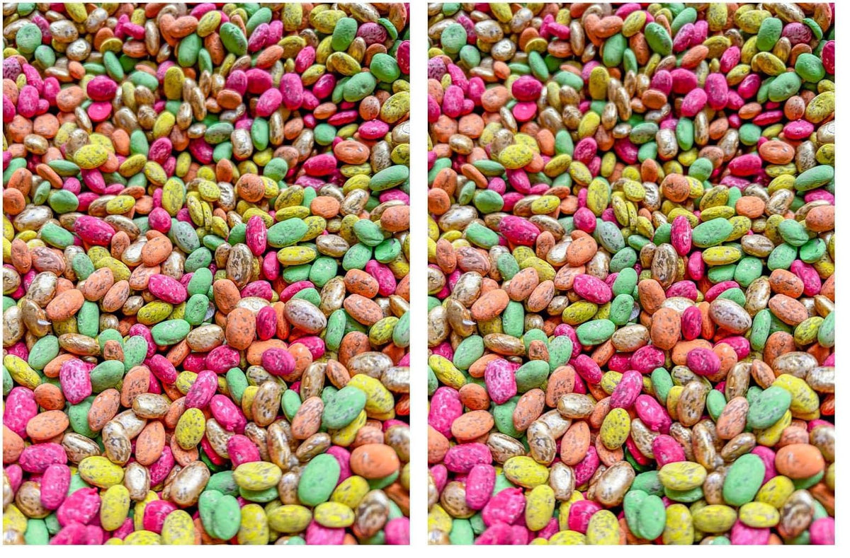 Colorful Sensory Bin Filler Themed and Seasonal Beans (Pastel, 4 Cups)