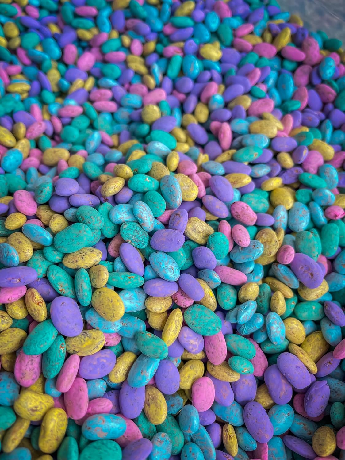 Colorful Sensory Bin Filler Themed and Seasonal Beans (Pastel, 4 Cups)
