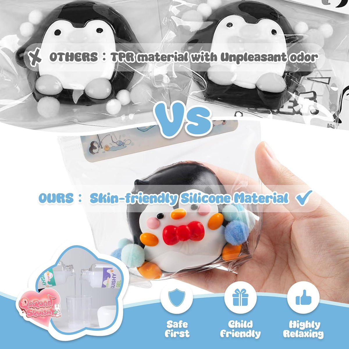 Original Taba Penguin Squishy Silicone Sticky Squeeze Fidget Sensory Toy
