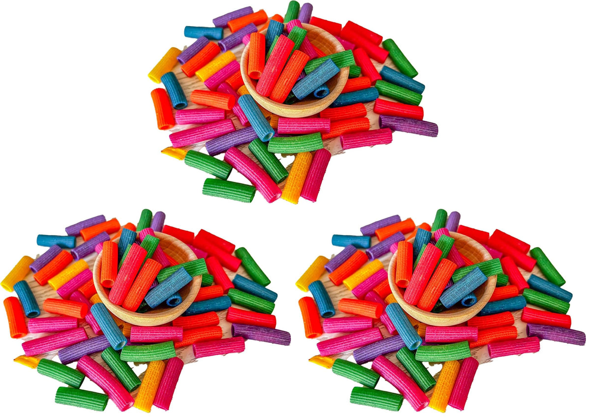 2 Cups of Rainbow Pasta Sensory Bin Filler for Sensory Table -