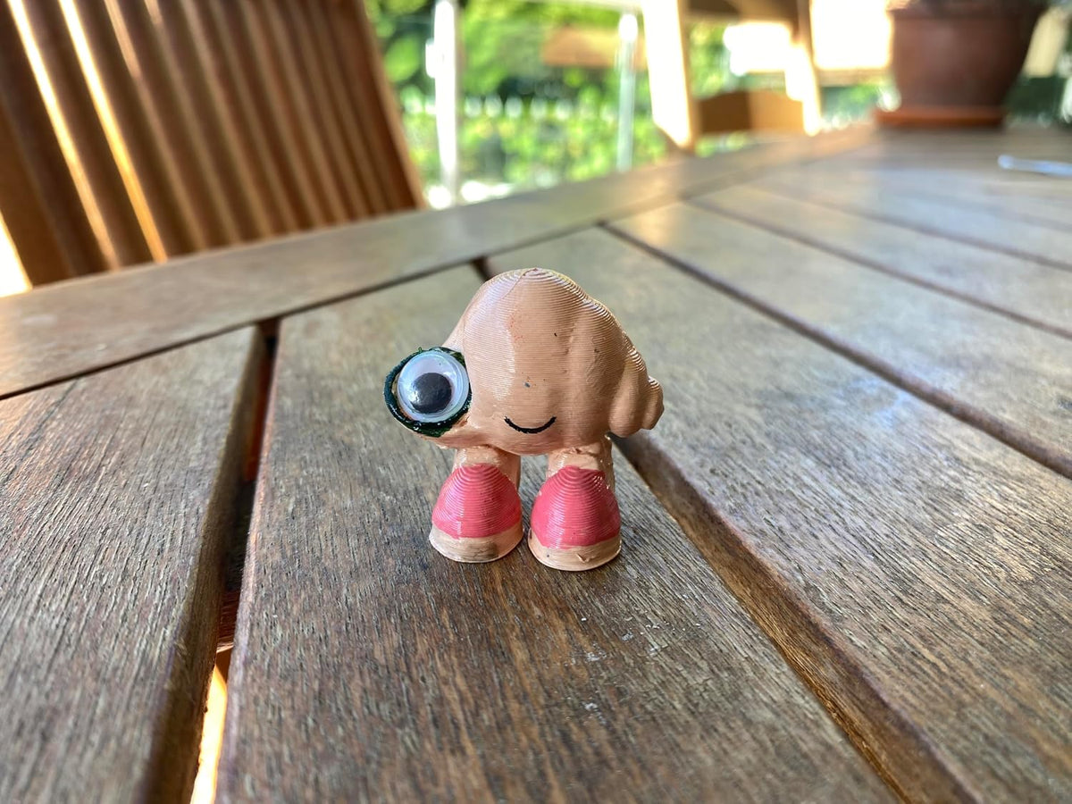 A24 Marcel the Shell with Shoes On - Life Size Figure, Hand Painted 3D Print PLA Plastic