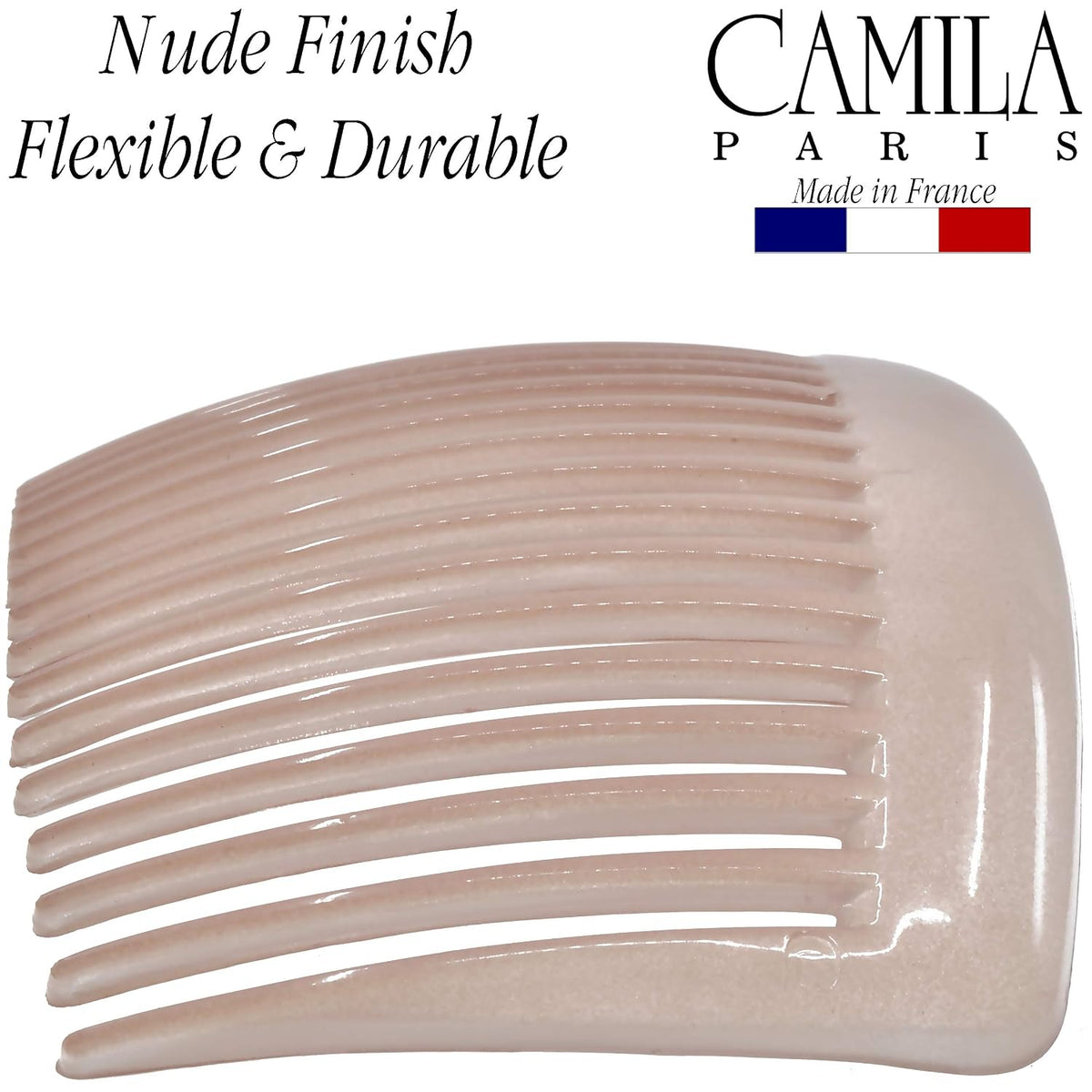 Camila Paris CP2912 Hair Side Comb, 4" Large French Twist Hair Combs Clips