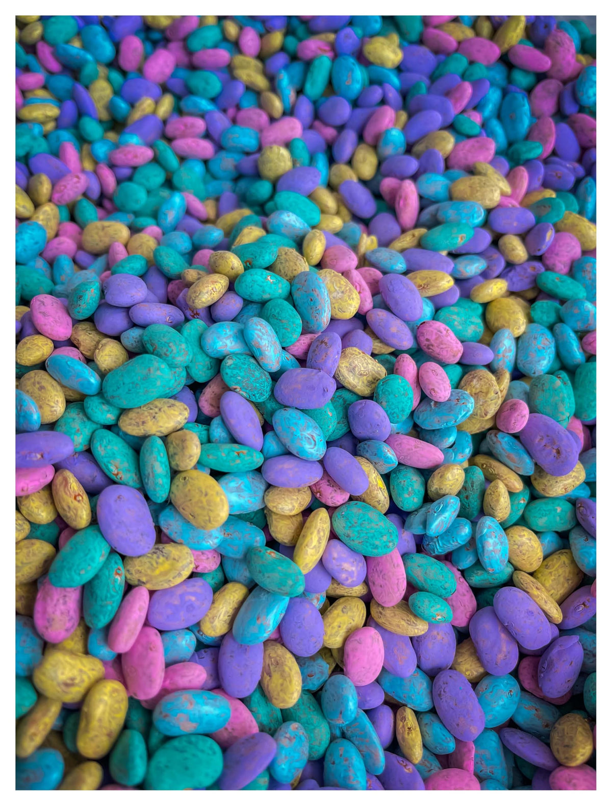 Colorful Sensory Bin Filler Themed and Seasonal Beans (Pastel, 4 Cups)