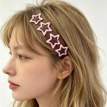 14Pcs Y2K Cartoon Hair Accessories Set, Side Barrettes in Bone, Star, Cat Paw, Fishbone and More Shapes