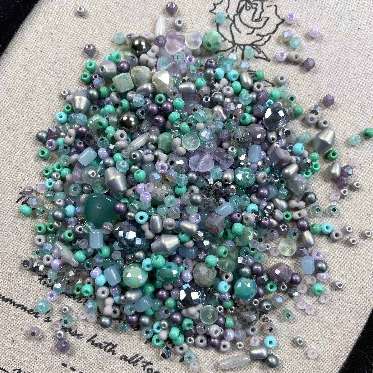 [A Series] Mixed Color Beads Variety Pack, 50g ≈30ml Get 1 Extra Bag for Every 5 Purchased Craft Embellishments Beading Supplies