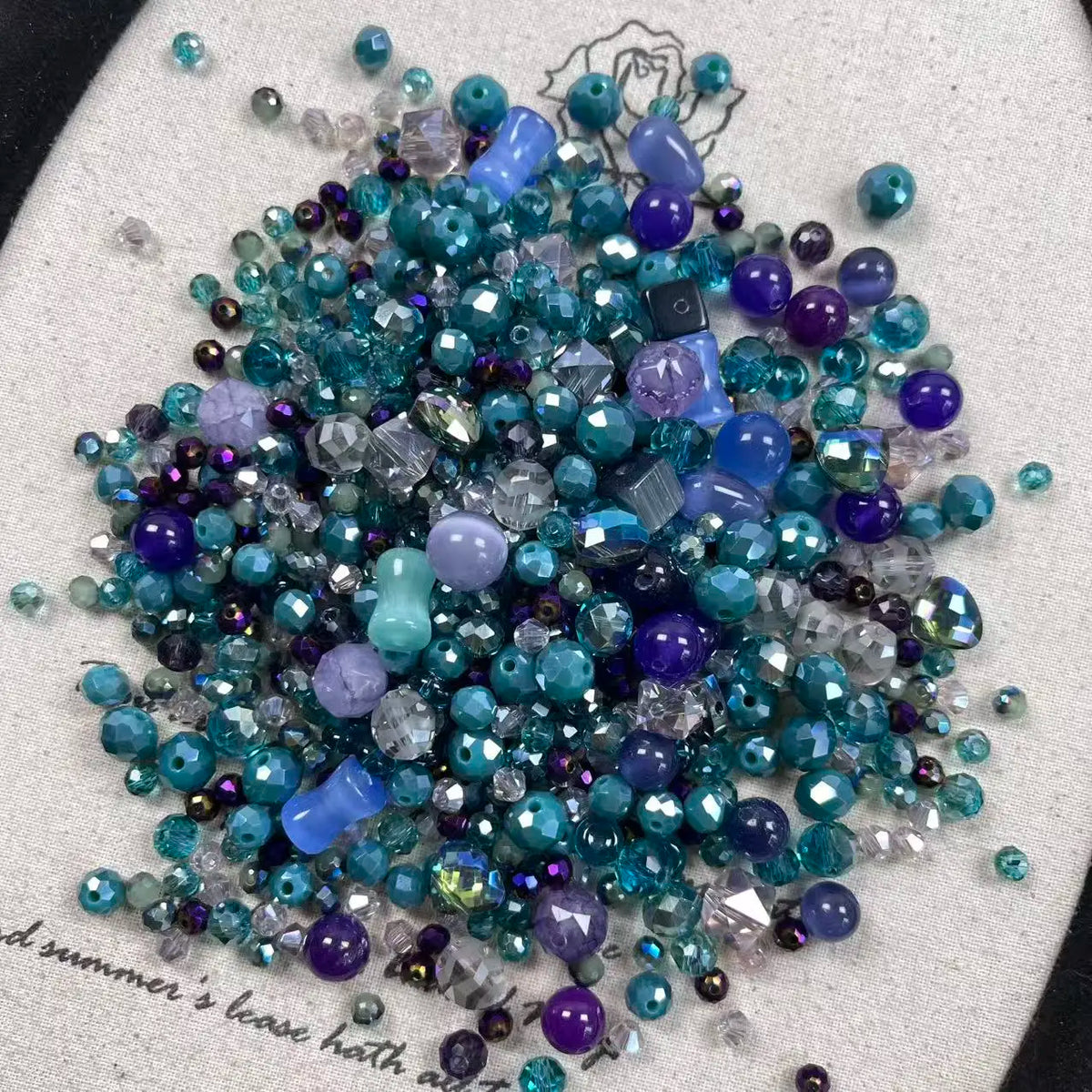 [A Series] Mixed Color Beads Variety Pack, 50g ≈30ml Get 1 Extra Bag for Every 5 Purchased Craft Embellishments Beading Supplies