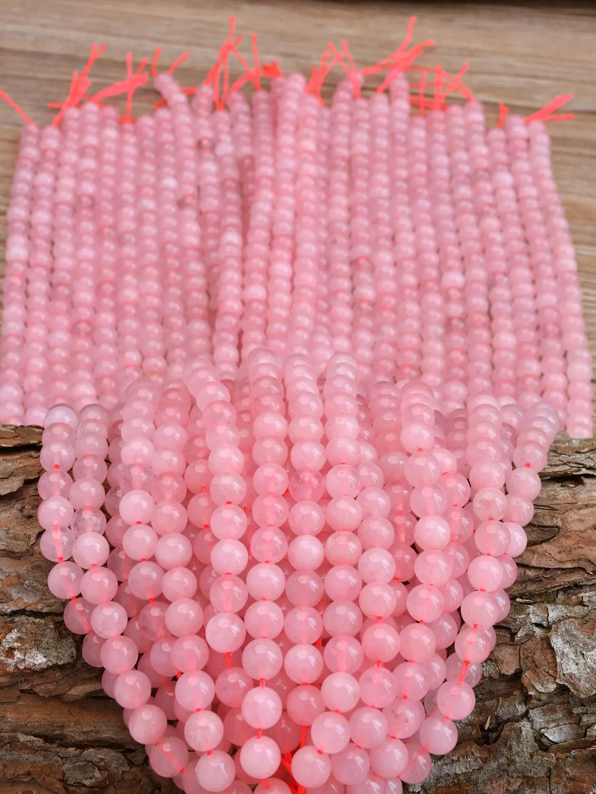 Natural Rose Quartz Round Beads for Jewelry Making, Crystal Beads 4mm to 10mm for DIY Necklaces Bracelets Earrings forjewelry making, Jewelry Making Supplies, Diy Beading Supplies