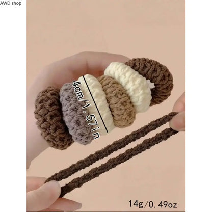 12‑Pack Wide Thick Scrunchies, Soft Elastic Hair Ties, No‑Damage Gentle Hair Accessories, Durable Stretch Scrunchies for Ponytail Styling, Ideal for Daily Wear, Christmas & New Year Holiday Gifting for Girls