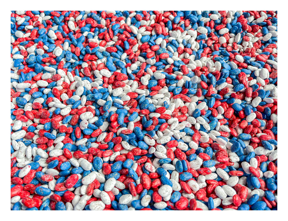 Colorful Sensory Bin Filler Themed and Seasonal Beans (Pastel, 4 Cups)
