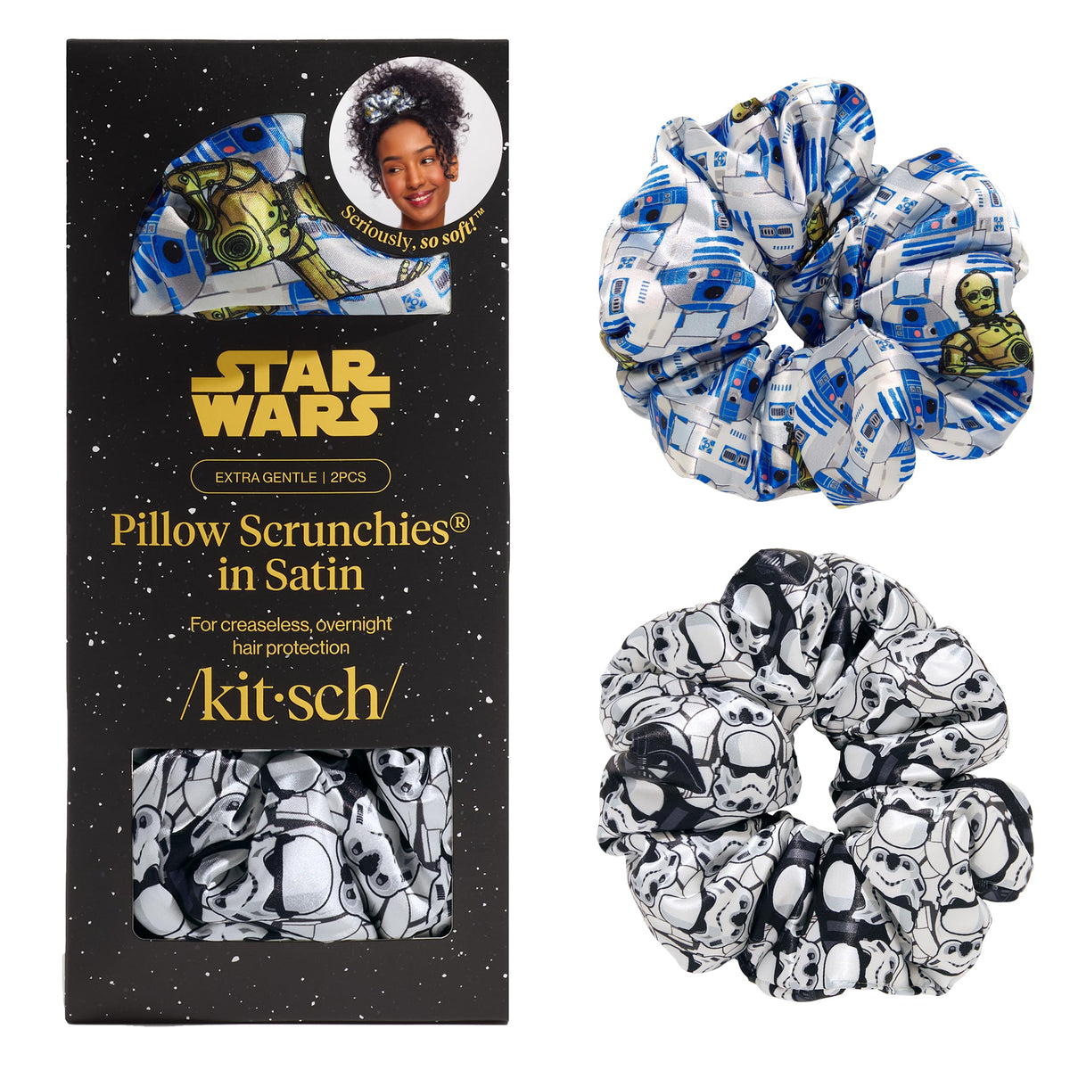 Kitsch Satin Scrunchies for Women | For All Hair Types Terracotta, 6pcs