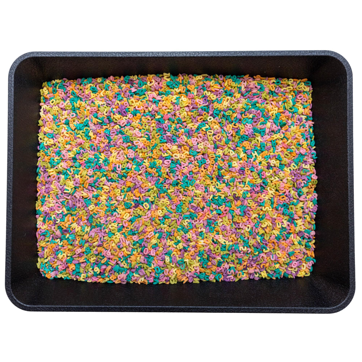 Alphabet Sensory Bin Filler, (ABC Bright Adventure Sensory Mix, 4 Cups)