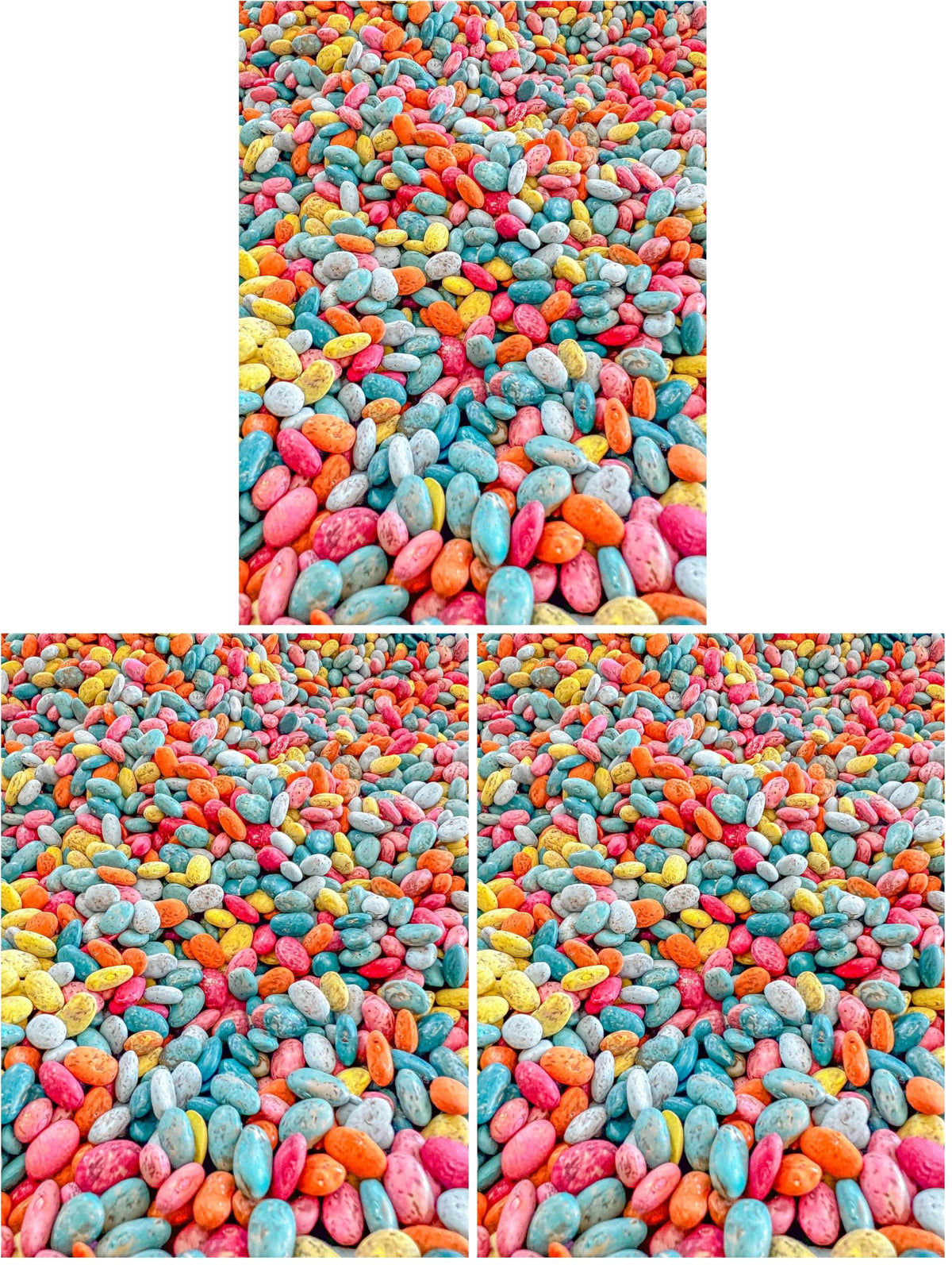 Colorful Sensory Bin Filler Themed and Seasonal Beans (Pastel, 4 Cups)