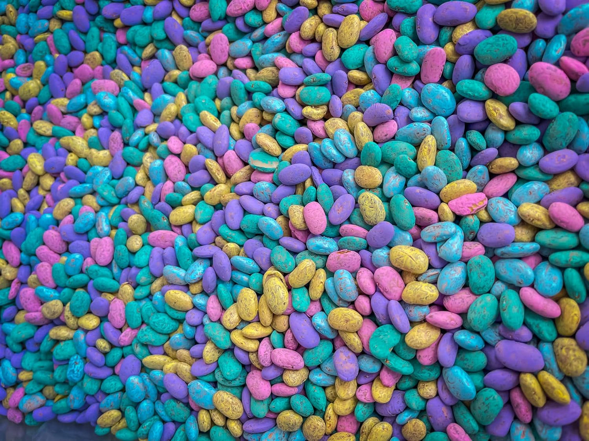 Colorful Sensory Bin Filler Themed and Seasonal Beans (Pastel, 4 Cups)