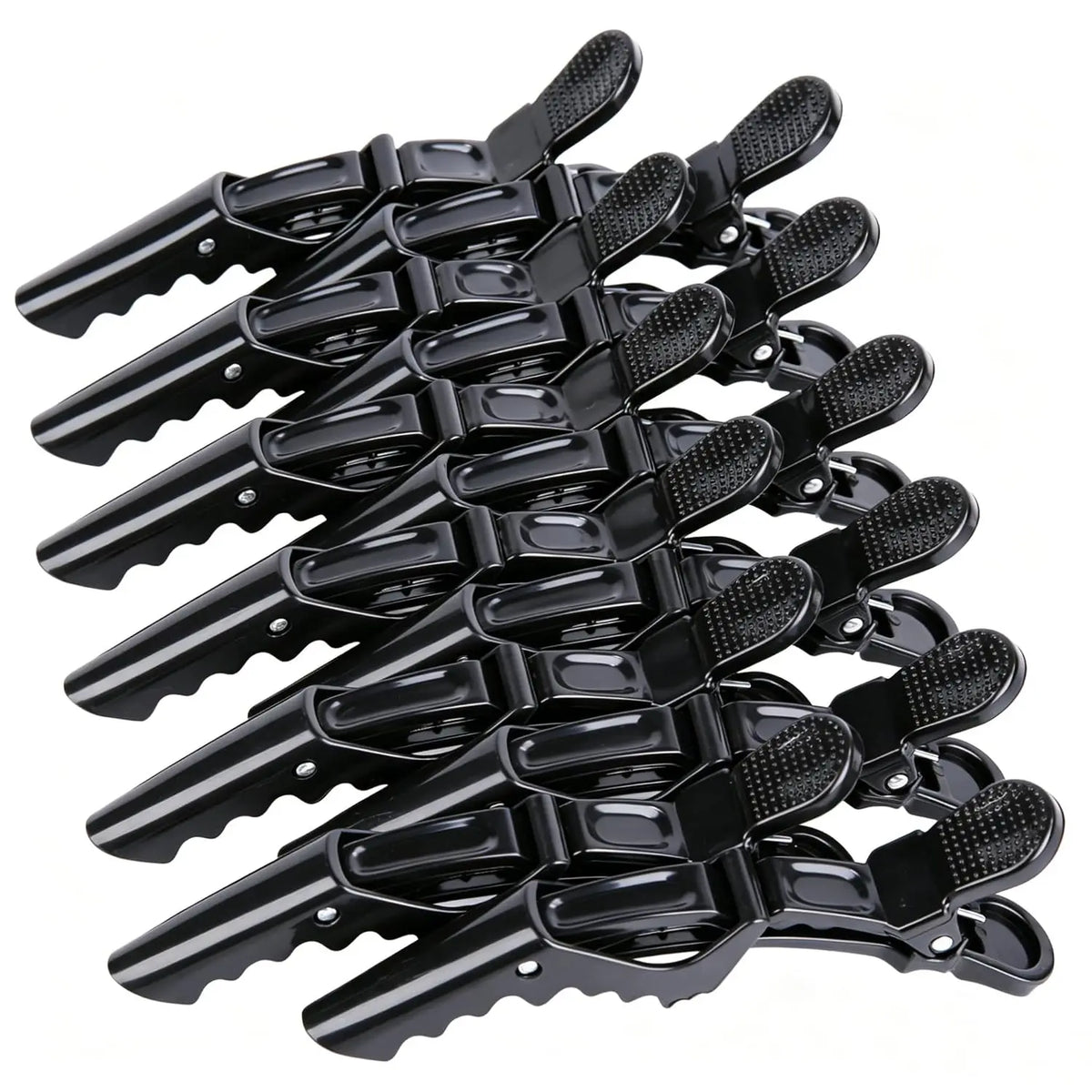 12 count Hair Clips for Styling Wide  & Double-Hinged Design  Sectioning Clips of Professional Hair Salon Quality