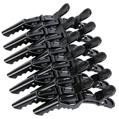 12 count Hair Clips for Styling Wide  & Double-Hinged Design  Sectioning Clips of Professional Hair Salon Quality