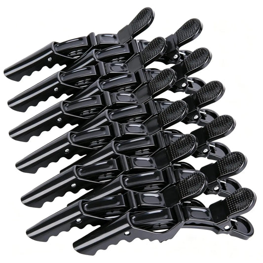 12 count Hair Clips for Styling Wide  & Double-Hinged Design  Sectioning Clips of Professional Hair Salon Quality